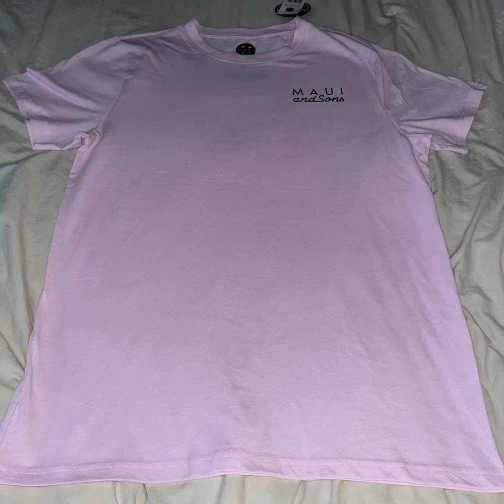 Maui Short Sleeve T-Shirt Men's Medium Pink New